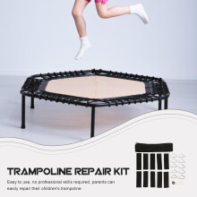 Reparatieset voor trampolines met metalen driehoekige gespen. Stevige vervangende trampolineonderdelen. Draagbaar.