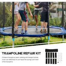 Trampolin-Reparaturset für Metalldreieckschnallen, robuste Ersatzteile für Trampoline, tragbar