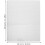 Drawing Stencil Ruler 30-line 0.9cm Spacing Soft Flexible Template 2