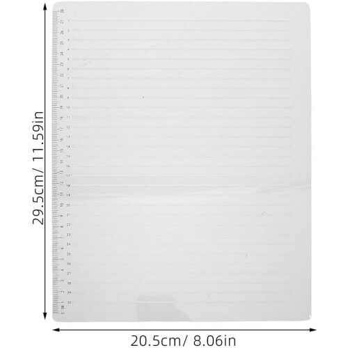 Drawing Stencil Ruler 30-line 0.9cm Spacing Soft Flexible Template 1