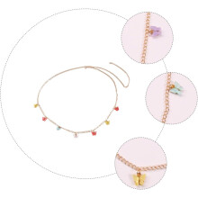 Chaîne de taille papillon en acrylique pour femme, bijou de corps idéal pour la plage, les boîtes de nuit et les festivals, accessoire élégant