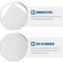DIY Carbon Steel Star Cutting Die Set for Scrapbooking and Photo Album Embossing