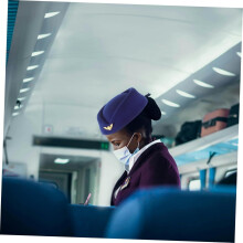 Stewardess Hat Elegant Flight Attendant Beret Cap for Women Airline Pilot Stewardess Cap Air Hostess Hat