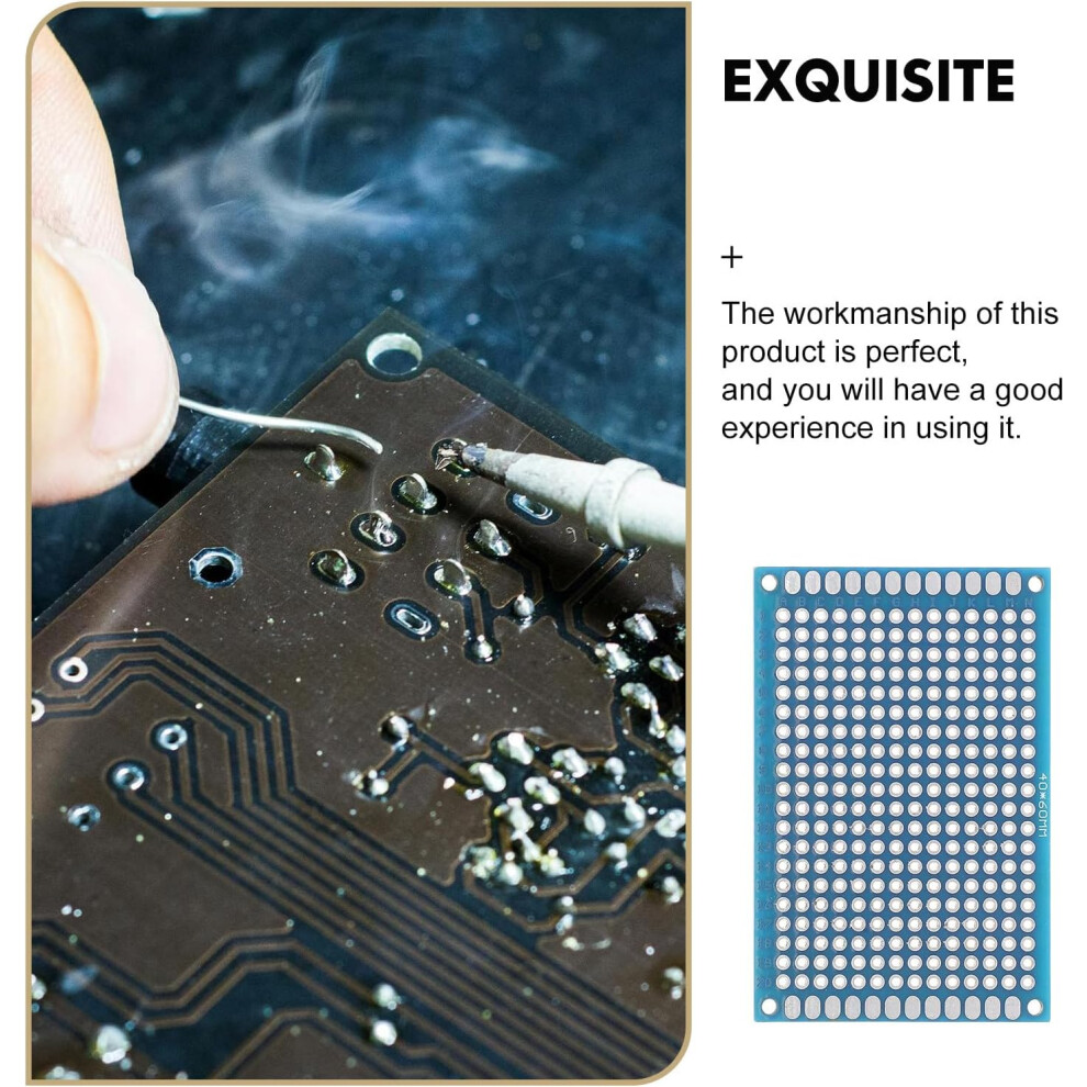 10Pcs Double-Sided Universal Soldering Circuit Boards 4X6cm Fiberglass Epoxy Pcb 5455468296222