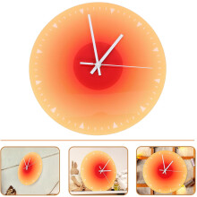 Runde Acryl-Wanduhr, 30 cm (12 Zoll), leicht, geräuschlos, schleichendes Uhrwerk, stilvoll, einzigartiges 3D-Design