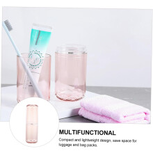 Portable Travel Wash Cup Toothpaste Travel Holder for Toiletry Containers Keeps Toothbrushes and Toothpaste Organized