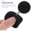 10pcs Lapel Headset Microphone Guard Protection Lightweight Sponge Covers Backup Replacements Soft Microphone 8