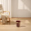 Retro Waste Bin Trash Container 10l Plastic Wood Grain Surface Convenient to Use 6