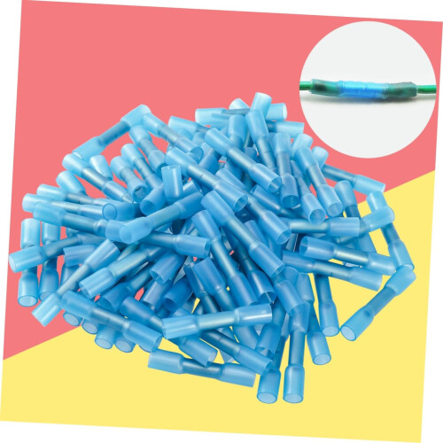 100 st krympslangar i koppar, 1,5–2,5 mm, dubbelväggig design 2