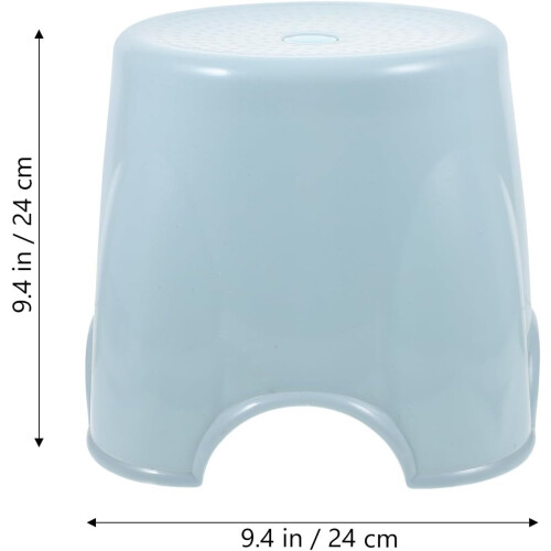 Taburete de material PP resistente, redondo, engrosado, con diseño antideslizante. 2
