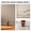 Retro Waste Bin Trash Container 10l Plastic Wood Grain Surface Convenient to Use 7