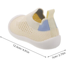 Tênis para meninos e sapatos de malha respirável leve primeiro caminhada com não só