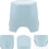Taburete de material PP resistente, redondo, engrosado, con diseño antideslizante. 8