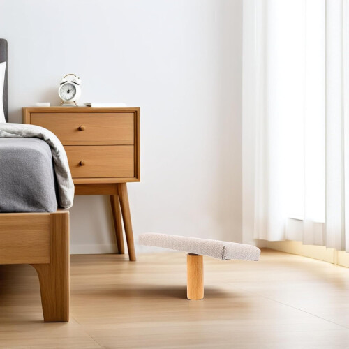 Taburete ergonómico de madera para ejercicios de equilibrio Seiza. Diseño compacto. 1