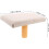 Taburete ergonómico de madera para ejercicios de equilibrio Seiza. Diseño compacto. 3