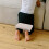 Taburete ergonómico de madera para ejercicios de equilibrio Seiza. Diseño compacto. 5
