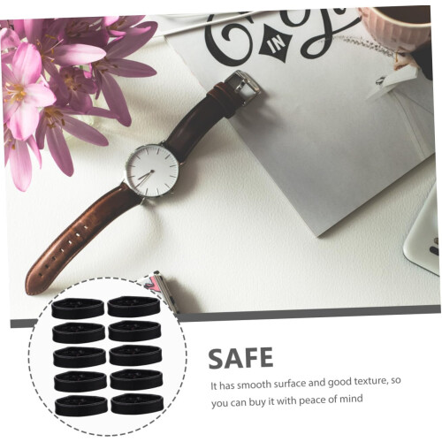 10 st professionella klockarmbandsringar i läder, klockarmband, klockbyte 2