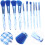 10pcs Professional Makeup Brush with Handle for Face Powder and Eyeshadow Application Makeup Lovers 3