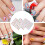 10 stuks nagelstickers in kerststijl 6