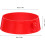 10pcs Red Plastic Traffic Cone Chain Connectors Safety Barrier Ring Hooks 2