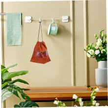 Bolsa de almacenamiento con cordón para secador de pelo y cosméticos. Bolsa portátil multiusos resistente a los arañazos.