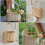 Cesto de flores de ratã tecido à mão com design de alça e base plana 3