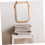Hanging Rectangular Mirror Wall-Mounted Decorative Entryway Mirror 4