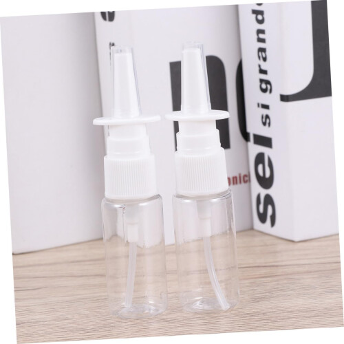 10pcs Flat-shouldered Bottle Nasal Spray Bottle Empty Sprayer for Fine Mist Spray 2