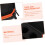 Multifunctional 2-Compartment Yoyo Case Portable Yo-yo Storage Pouch Orange Trim 6