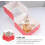 10Pcs Christmas Cupcake Boxes 4-Cavity Paper Container with Inserts Windowed Packaging Box 2