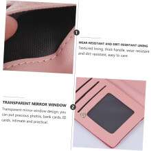 Portafoglio quadrato in PU per spiccioli, elegante e leggero, porta carte e monete da donna.