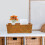 Cesta de pan de mimbre rectangular multifuncional y decorativa para el hogar. 4