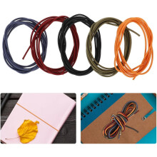 10 Stück elastische Nylonbänder für Reisetagebücher und Notizbücher