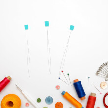 10 Stück lange Nadeleinfädler für Stickarbeiten, Nähzubehör, Kreuzstich, DIY-Bastelarbeiten
