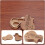 Wood Guitar Pick Box Storage Organizer with Smooth Surface Creative Design 4