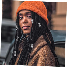10 Stück modische Haarschmuck-Accessoires für Damen zum Flechten von Dreadlocks, Ringe für Damenzöpfe