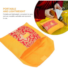 Konfuzianische klassische Taschenorganizer-Lerntasche im klassischen chinesischen Stil aus Seidensatin mit glatter Oberfläche, leicht und dekorativ