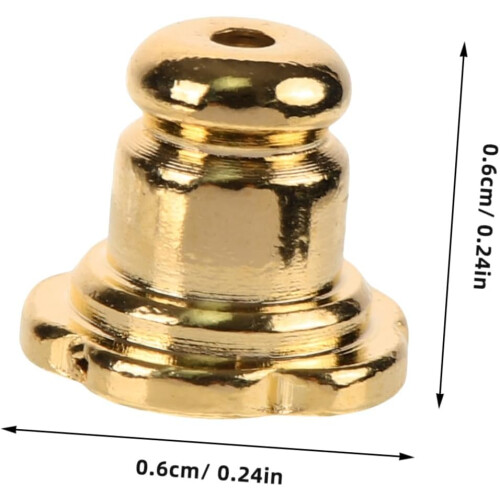 10pcs Electroplate Locking Earring Backs for Studs Small Earring Backs Replacement Accessories 1