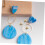 10pcs Electroplate Locking Earring Backs for Studs Small Earring Backs Replacement Accessories 3
