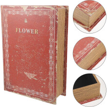 Retro-Bücherbox, Buchmodell, Dekoration im Vintage-Stil, dekorative Aufbewahrungsbox aus Holz, Geschenk für verschiedene Anlässe