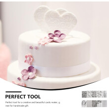 10-teiliges Set aus Kunststoff-Prägeschablonen zum Selbermachen, ideal für Scrapbooking, Basteln und Kartenherstellung