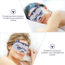 Lot de 10 masques de sommeil en polyester, occultants et anti-stress, parfaits pour les voyages.