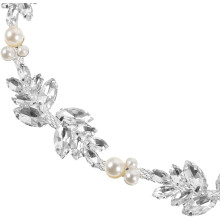 Bruidsriem voor trouwjurk, luxe tailleband met kristallen en strass steentjes, elegante tailleversiering voor de bruid.