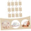 14pcs Multi-function Soap Bags with Drawstring Design and Lanyard Cotton and Linen Soap Pouch 3