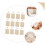 14pcs Multi-function Soap Bags with Drawstring Design and Lanyard Cotton and Linen Soap Pouch 4