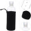 Glass Water Bottle with Time Scale Sealed Bottle Smooth Edges Design Creative Simple Style Practical 7