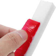 Weißer TPE-Wassersperrstreifen, spritzwassergeschützter Rückwandstreifen für Waschbecken im Badezimmer, schlankes, minimalistisches Design