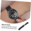 Correa de reloj flexible e impermeable para reloj inteligente (negra, 18 mm) 8