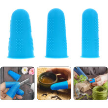 15 protectores de dedos de silicona con aislamiento térmico, fundas protectoras para dedos.