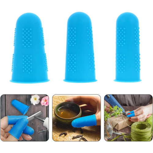 15 protège-doigts en silicone avec isolation thermique